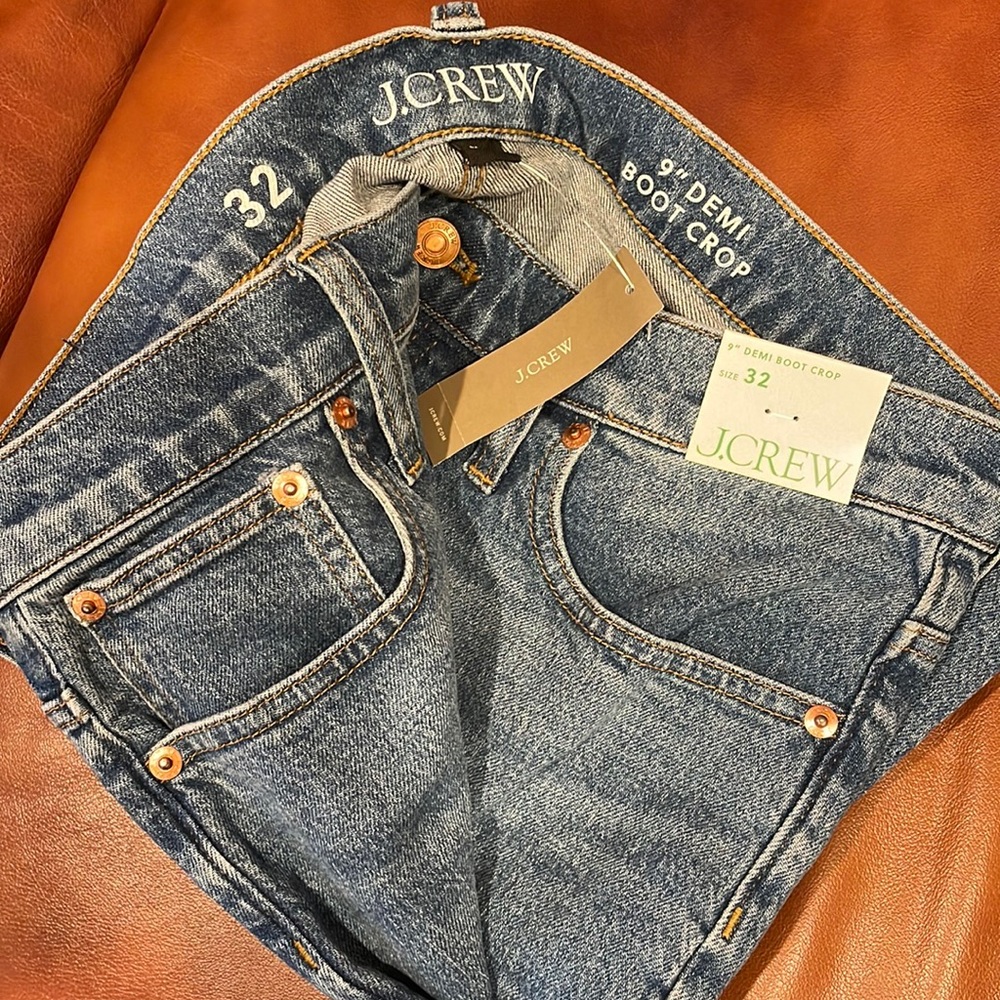 J.Crew Women's Blue Denim Flare Jeans